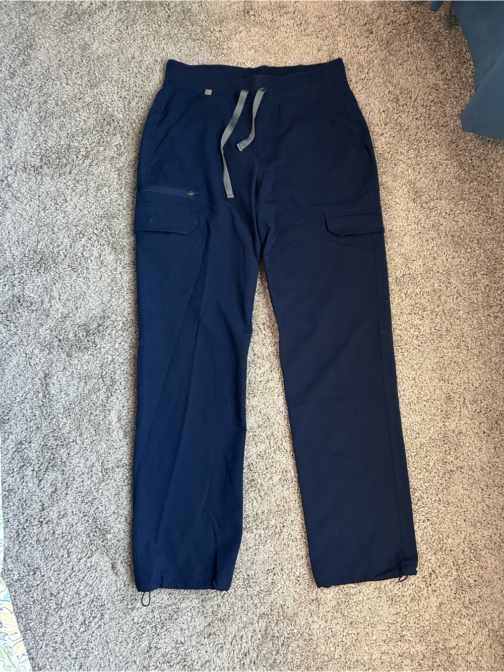 Figs Navy Avadi Cargo Scrub Pants